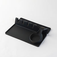 Silicone spoon rest with drip pad