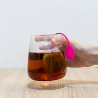 Silicon reusable tea bag infuser