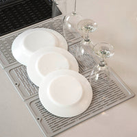 Silicone dishes drying mat