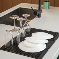 Silicone dishes drying mat